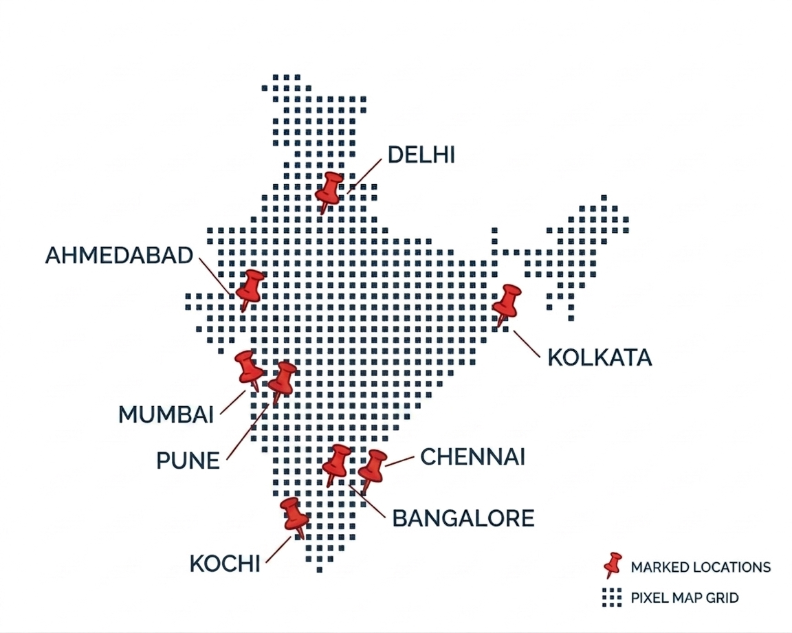 our location in this map